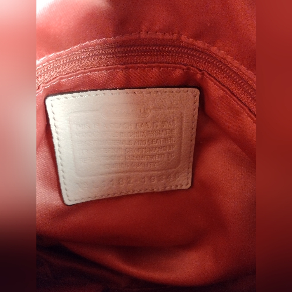 Y2K Rare Coach Sequin Pink Iridescent Holographic Satchel Crossbody Bag Vint… - Picture 8 of 16